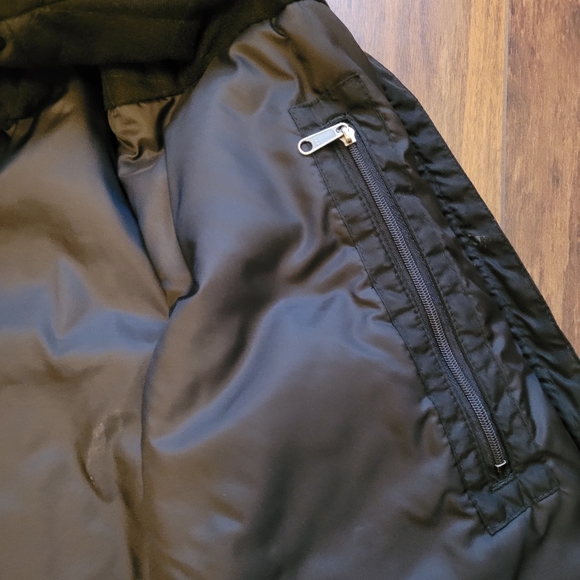 Women's Y2k Marmot Insulated Full Zip jacket Size Large black Grey - Picture 5 of 13